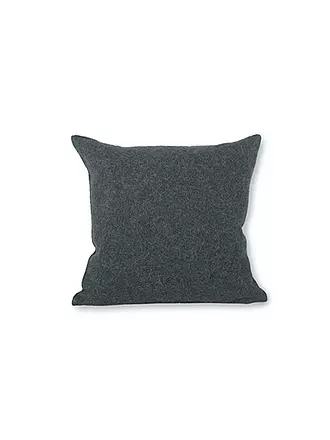 STEINER 1888 | Cuscino di lana "Alina" 40x40cm color mirtillo rosso (imbottito) | grau